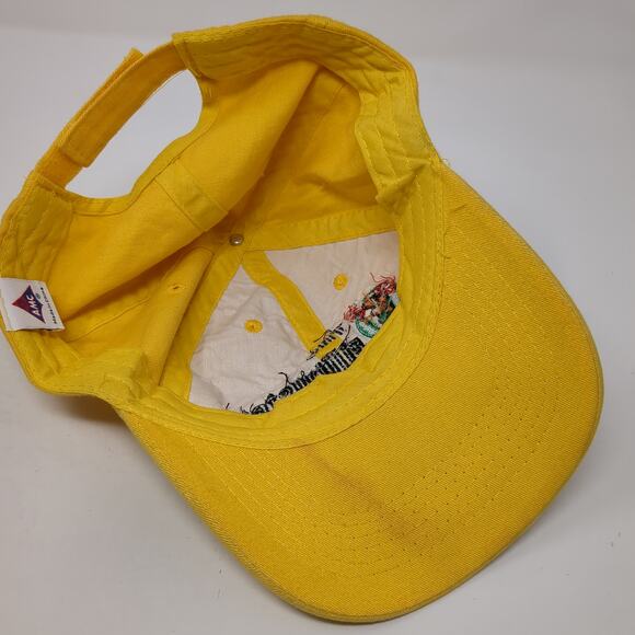 The Filibuster Strapback Baseball Cap Yellow One Size Adjustable Embroidered AMC - Picture 9 of 11